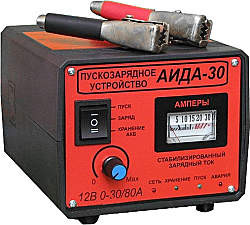 Пуско - зарядное устройство для аккумулятора Аида-м 30
